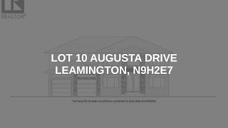 LOT 10 AUGUSTA DRIVE | Leamington Real Estate