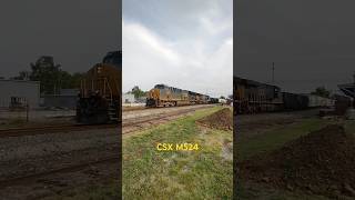 CSX M524 in Athens with 3436, 3002 #csx #athensalabama @CameraBryan #trainvideo #trainvideos #train