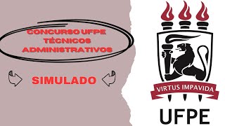 Resolução do Simulado para o Concurso da UFPE 2023 - Técnico Administrativo