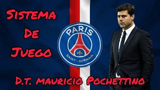 Fútbol Sistema de Juego Táctico 🇫🇷 "París Saint Germain" Mauricio Pochettino