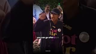 Listen up, y'all! Rosario Dawson is SPEAKING 🗣️  #vote #politics #shorts