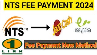 how to pay nts fee via jazzcash | 1 link 1bill nts jazzcash | nts ki fees kaise bhare