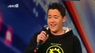 14 years old boy opera   Giorgos Ioannou   Greece got talent