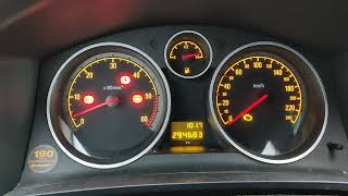 Opel Zafira B diesel cold start. -5.5c