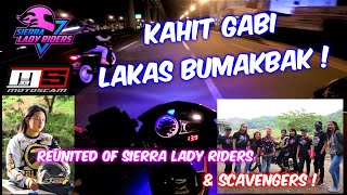 ANG PAGBABALIK NG SIERRA LADY RIDERS | JASMIN B-DAY EVENT | BAKBAK PA ! HONDA BEAT VS HONDA RS125 FI