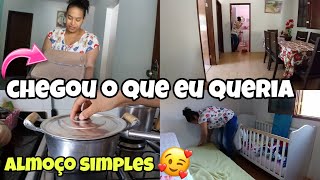 OLHA O QUE CHEGOU! ROTINA DE DONA DE CASA + ALMOÇO SIMPLES