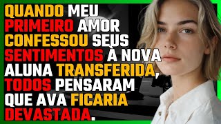 Quando meu PRIMEIRO AMOR confessou seus sentimentos à NOVA ALUNA TRANSFERIDA...