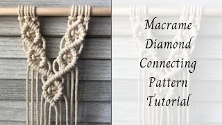 Macrame Connecting Diamond Pattern