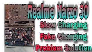 Realme Narzo 30 Slow Charging Problem Solution.RMX 2156 fake Charging Problem Solution