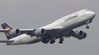 1.500TH BOEING 747 | Lufthansa Boeing 747-8 [D-ABYP] takeoff at Frankfurt Airport