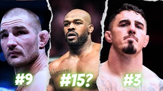 The REAL UFC Top 15 pound for pound list