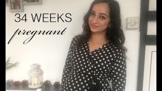 34 weeks - Birthing options,  Blood pressure update & Braxton hicks