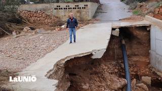 Així estan els camins i camps 40 dies després de la Dana, totalment inaccesibles