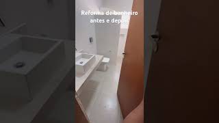 Reforma de banheiro veja o resultado