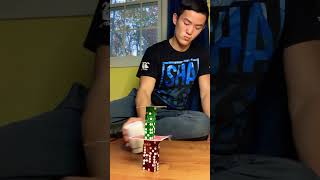 Insane dice stacking 🎲#shorts #trickshots #crazytricks #dicestacking #insane