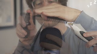 ASMR Haircut For Sleep (Whispering, Clipper, Scissor and Water Sounds) I Preston TalkZZZ