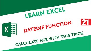 Excel Calculate Age From Two Dates - How Does Datedif Work in Excel - How To Calculate Age in Excel