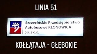 Szczecin wSPA-K czyli autobusem po Szczecinie - linia 51 (Kołłątaja - Głębokie) #1900