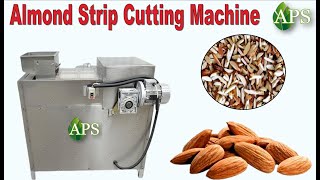 Efficient Almond Strip Cutting Machine: Streamlining Nut Processing Operations