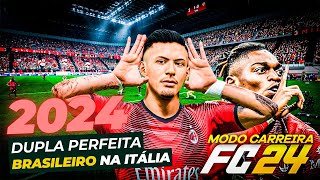 FIFA24 - Cheguei no MILAN!! Marcando um GOLAÇOO? - Modo carreira