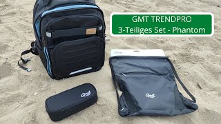 Schulrucksack Ranzen im Test - Schulranzen GMT TRENDPRO 3-Teiliges Set - Phantom