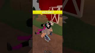 She was just a lil mad 😂 #roblox #robloxmm2 #mm2 #rblxmm2