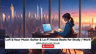 Lofi 2 Hour Music: Guitar & Lo-Fi House Beats for Study / Work