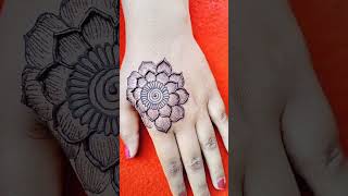 New 🥰Stylish Flower Mehndi Design #shorts #mehndi #mehndidesign #stylishmehndi #flowermehndi