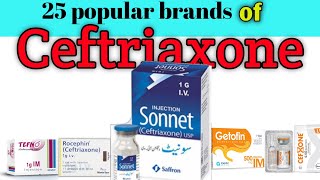 ceftriaxone injections|most common used brands of ceftriaxone|#ceftriaxone #antibiotic |mkpk