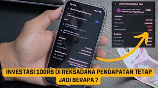 HASIL INVESTASI 100RB DI REKSADANA PENDAPATAN TETAP AJAIB SELAMA SATU BULAN