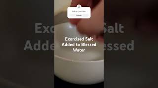 Ritual Exorcism and Blessing of Holy Water #shorts #blessings #purification #exorcist