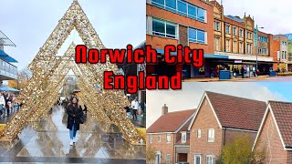 Norwich City In England | Norwich Market Place | Norwich Town Center | Best City To Visit in UK