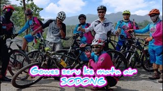 Gowes ke mata air Sodong Jonggol bersama GERGOPA