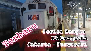 Update Posisi Bangku Kereta Bengawan Jakarta - Purwosari || #bangkukereta #kabengawan