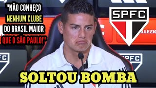 OLHA O QUE JAMES RODRIGUEZ FALOU NA SUA ENTREVISTA COLETIVA COM SÃO PAULO