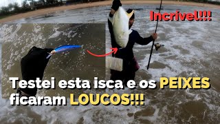 Testei esta isca e o PEIXES ficaram doidos - Pescaria nas Pedras - Rock Fishing - Adrenalina