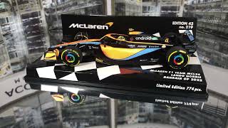 Minichamps 1/43 Lando Norris McLaren MCL36 Bahrain Grand Prix 2022