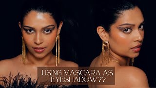 USING MASCARA AS AN EYESHADOW?? - INSTAGRAM MAKEUP HACK