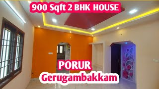 New 2 BHK Independent House For Sale In Porur Near Gerugambakkam