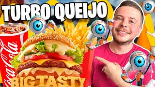 PROVANDO O BIG TASTY TURBO QUEIJO / NOVO LANCHE DO MCDONALD'S