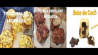 3 DELICIOSAS RECEITAS LOW CARB