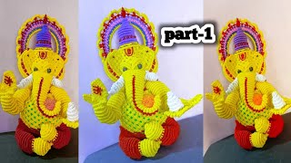 Macrame Ganesh Full body || part (1) macrame full body Ganesha