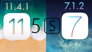 iPhone 5S - iOS 7.1.2 vs. 11.4.1