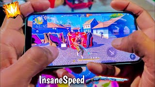 Iphone 12 Pro Max free fire gameplay test 2 finger handcam m1887 onetap headshot 120Hz display