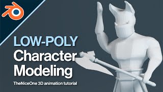 LOW POLY Character Modeling (part 1) | Blender 2019 for Beginners | TheNiceOne 3D