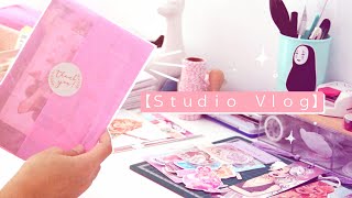 ❤ STUDIO VLOG 01❤// Button Badge machine & Packing orders