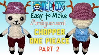 Cara Mudah Membuat Gantungan Kunci Boneka Rajut " Amigurumi" Rajut Tony Chopper Part 2