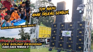 CEK SOUND PERDANA TDM AUDIO || PRODUK FASKHO GAK PERNAH GAGAL