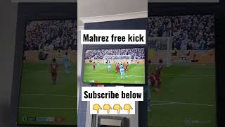 Mahrez free kick #shorts