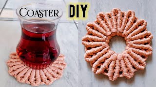 👉#EP12 | Macrame coaster Etsy Tutorial 😍 WOW🫠On Flower Pattern 🌺